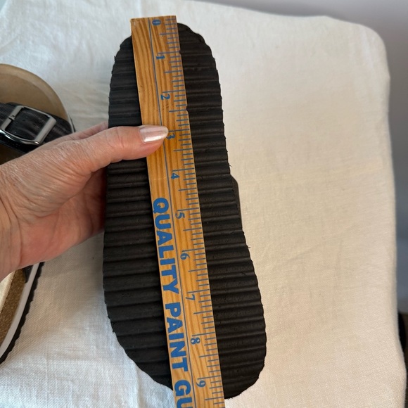 Black Sparkling Boutique Corkys Sandals cork footbed size 6 - Picture 7 of 8